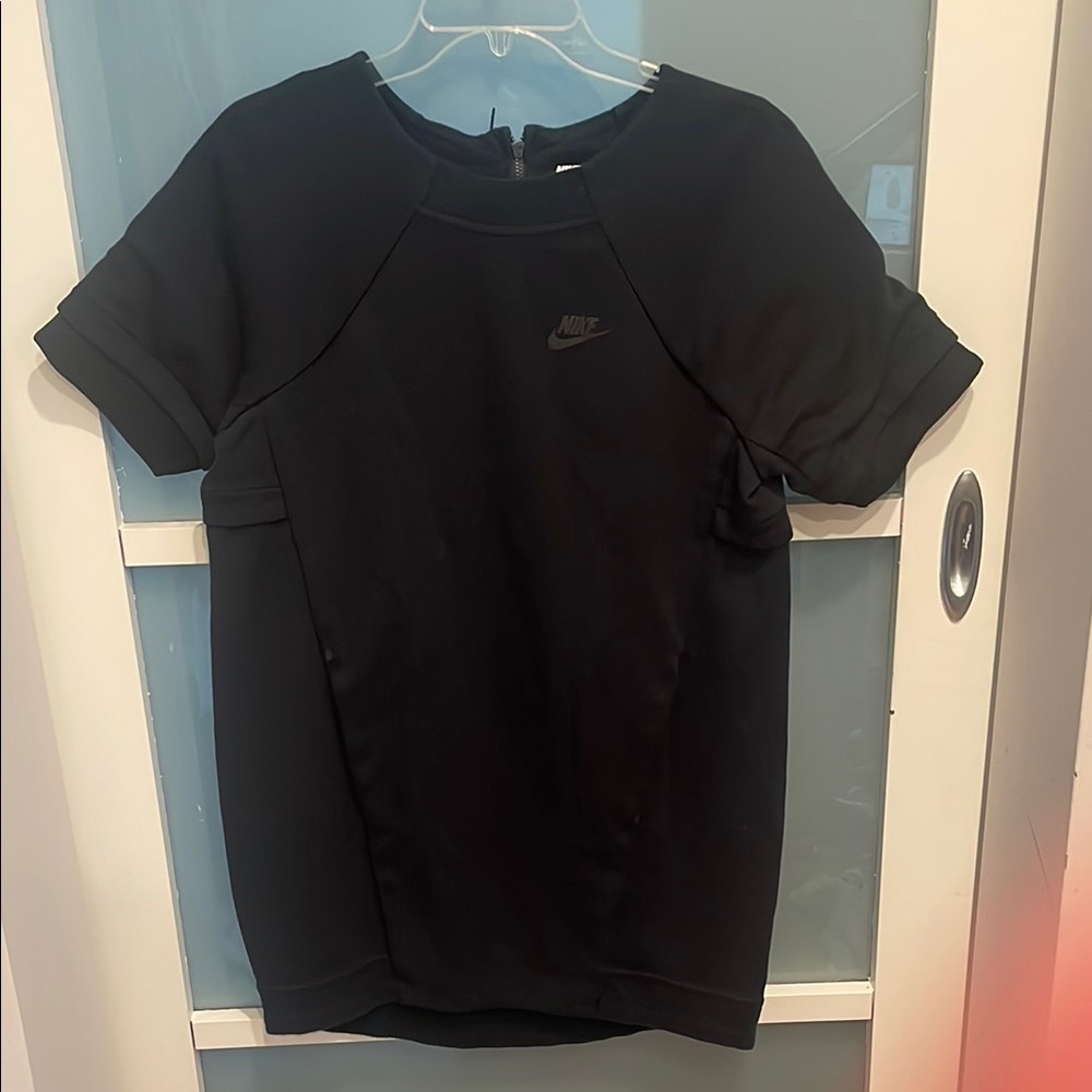 Nike Black Short Sleeve Sweatshirt Activewear, Athleisure Top, S